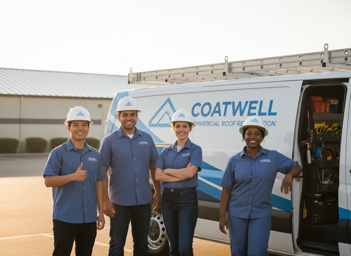 Commercial roof coating company in Iota, LA